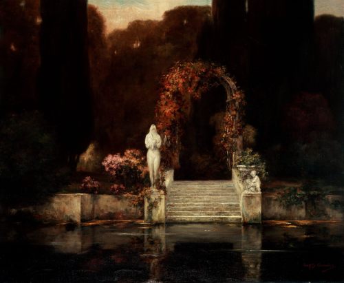 aqua-regia009:Romantic landscape by Germán Gedovius (1867-1937)