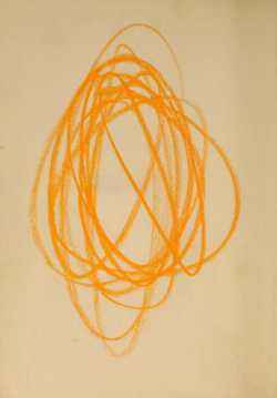 nemfrog:Confident expressionist drawing left on a blank page in a children’s library book. Source. 