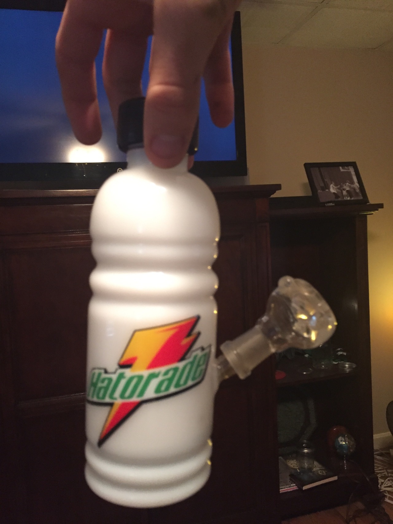 littletoker-new:  Gatorade bong I got bae for his birthday