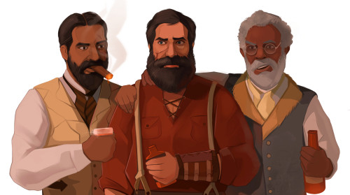 My favourite artworks I got commissioned of my Red Dead Online character‘Big Bear’ Boris Murphy Arti