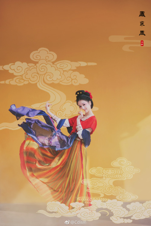 dressesofchina: Photoshoot with Tang dynasty round color ruqun  hanfu from @幽窗小记- mod