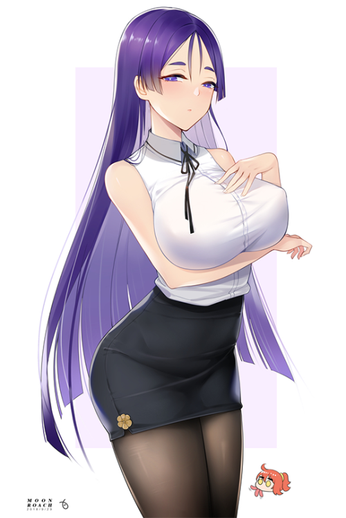 a-titty-ninja: 「恶魔妈妈，在线发糖」 by 月光蟑螂 | Twitter ๑ Permission to reprint was given by the artist ✔. 