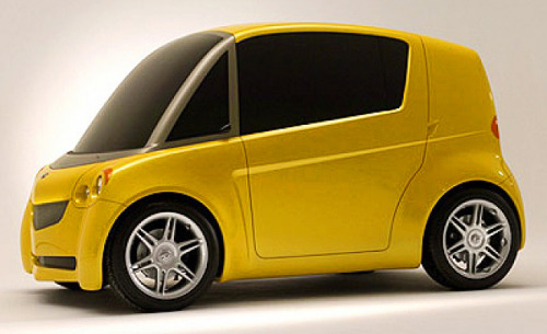 Carcerano Sonny, 2006. A prototype of an environment-friendly monobox city car by the Turi