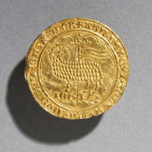 cma-medieval-art: Mouton d'Or of King Jean le Bon of France, 1350-1364, 1350-1364, Cleveland Museum 