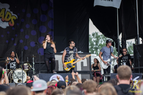 We Are The In Crowd - Playing Vans Warped Tour at Darien Lake (Buffalo, NY) on 7.8.14 Copyright 27K 