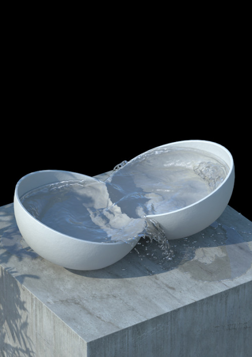 Kyuin Shim 심규인 (South Korean, Ulsan, Korea, Republic of) - Bowl series, 2014   Digital Sculpting 