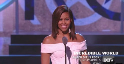 mixedwithmonet:queenevea:profeminist:Dear White folks who are mad at Michelle Obama for saying Black Girls Rock“Dear White folks who are mad at Michelle Obama for saying Black Girls Rock,I think I know why you are mad. You are not used to seeing other