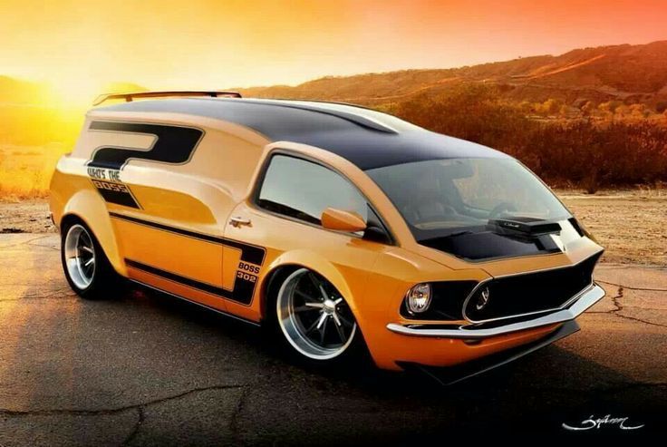 rtrixie:  shitpost-senpai:  specialcar: Boss 302 Van Concept.   This looks like a