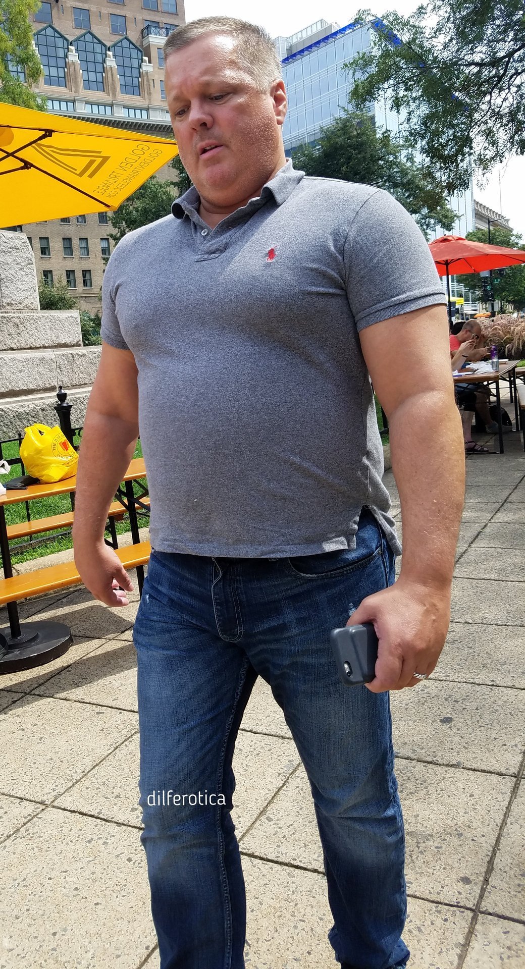 Barrel-chested DILF