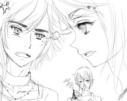 RPing with my lovely friend Nyu ♥ it was a nice idea to put our OCs togheter as a couple. ahahhaa al