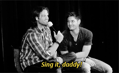 dickiebirdie37: J2 + Jensen making Jared laugh uwu