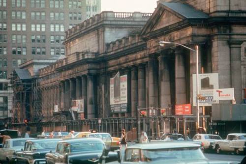 route22ny:The last days of the original Penn Station.  Top photo circa 1963 from the collection of t