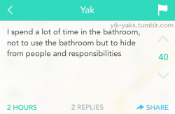 yik-yaks:  Follow Yik-Yaks for more.