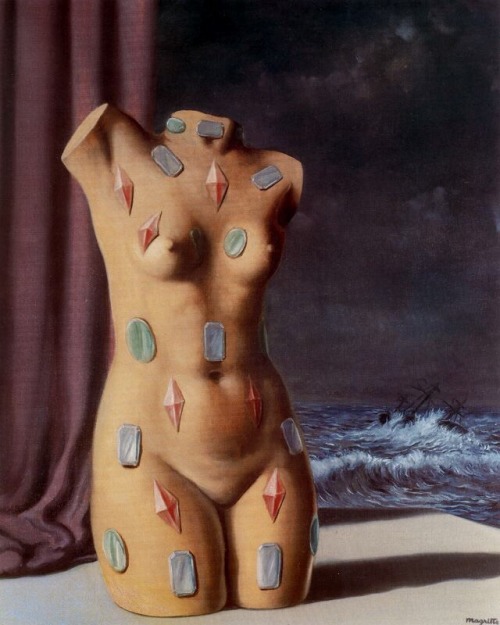 artimportant:  Rene Magritte - The Drop of Water, 1948