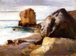 impressionism-art:   Rocky Coast  1896  