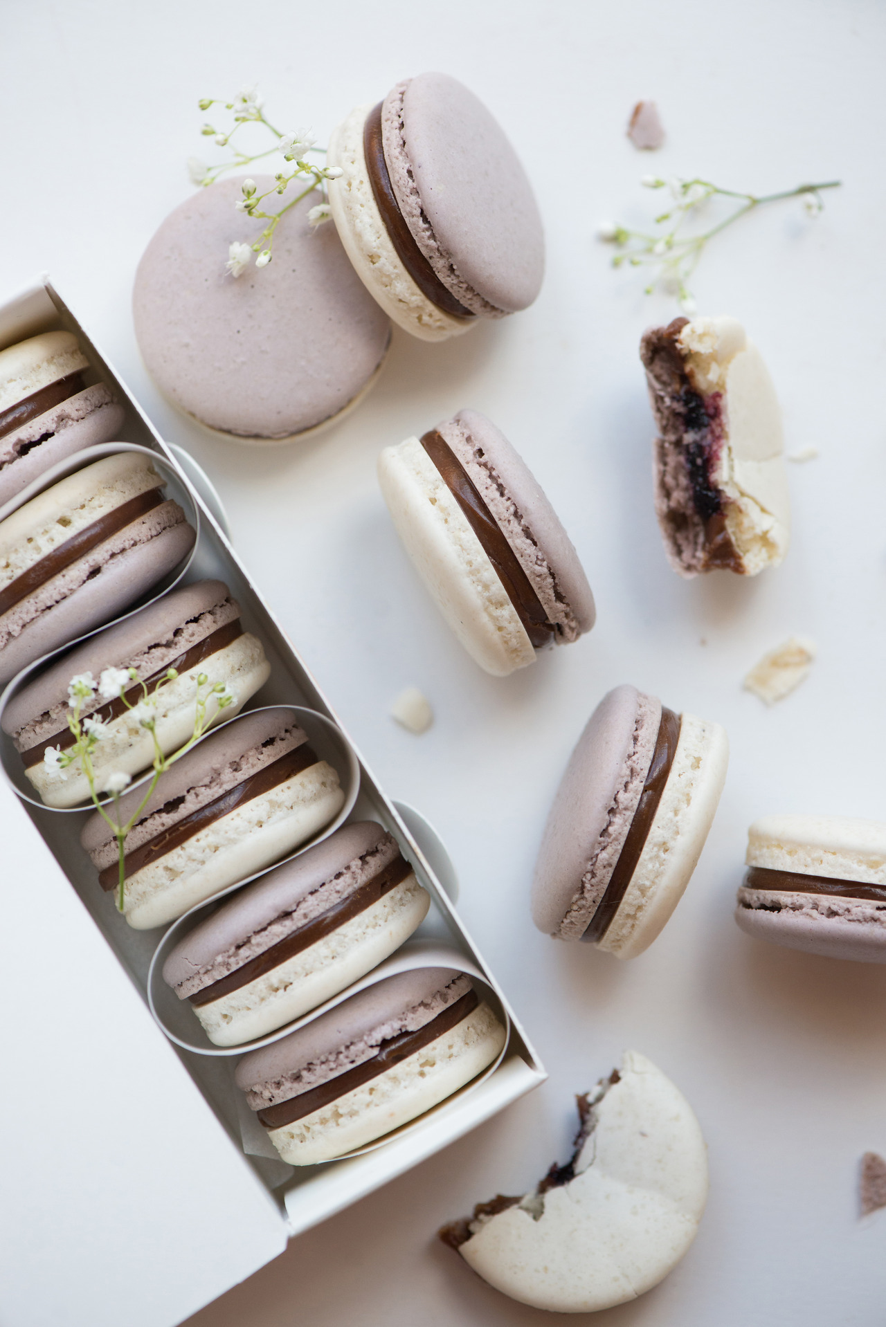 sweetoothgirl:  Pretty Macarons💜 (Recipes 1, 2, 3, 4, 5, 6, 7, 8, 9, 10) 