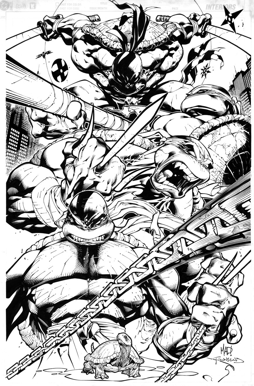 brianmichaelbendis:   TMNTMadureira | Townsend | LIQUID3 layers of art - Pencils,