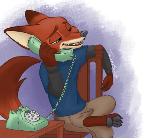 thegorysaint:“Gift” Part 3A very relaxed Judy calls Nick to thank him for the awesome Spa Day Gift.P