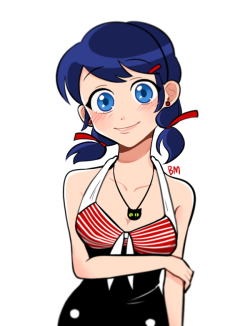 beemo94:  summer marinette  