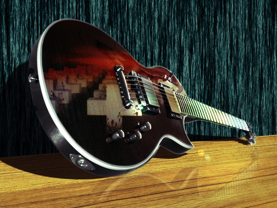 collaterldamage:  Master of Puppets guitar