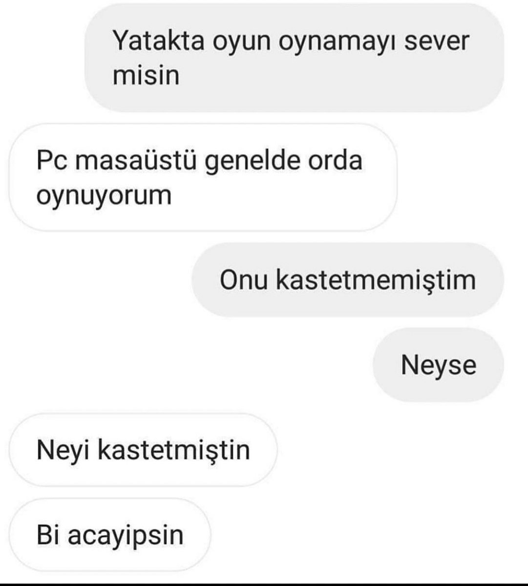 Yatakta oyun oynamayı...