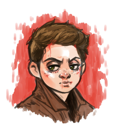 diminuel:Teen Dean doodle portraitAn anon prompt! :3 (I couldn’t put it in the ask reply, because th