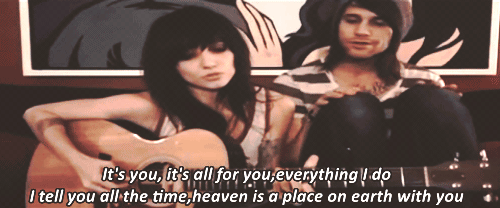 deepofthesinner:  They say that the world was built for twoOnly worth living if somebody…