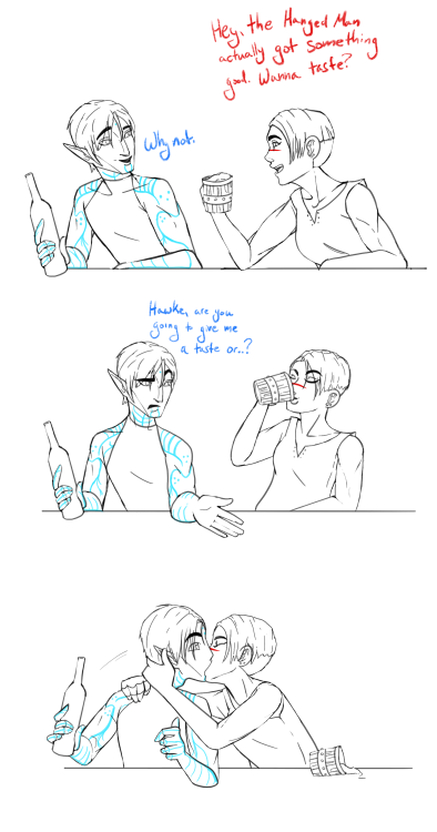 @14daysdalovers - flirty banterfrom a draw ur otp comic by @snuffysbox that was just too perfect for
