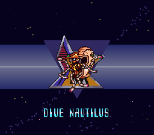 Here is Dive Nautilus - a fan maverick by Justicefrog and pixel-adapted by me.I decided to go with t