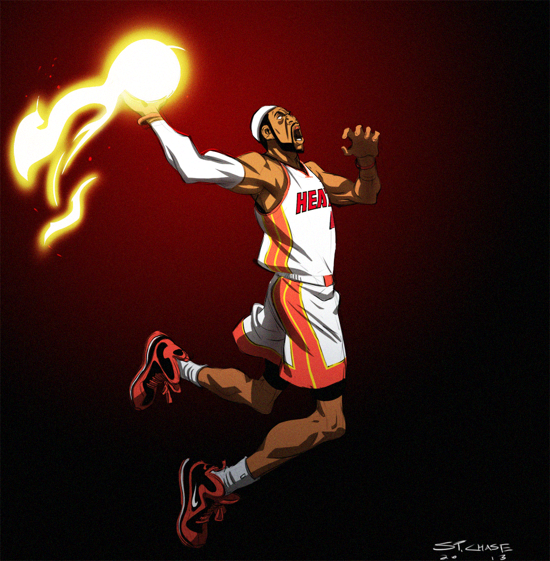 artover9000:  LeBron by ChaseConley 