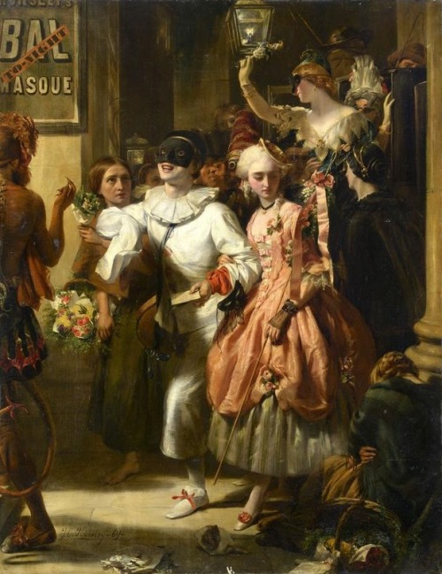 Carnival Time, 1869 by John Callcott Horsley (English, 1817–1903)