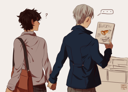 cookiesketches:wedding plans #yuri x victor #yes please#cant wait #season 2 please