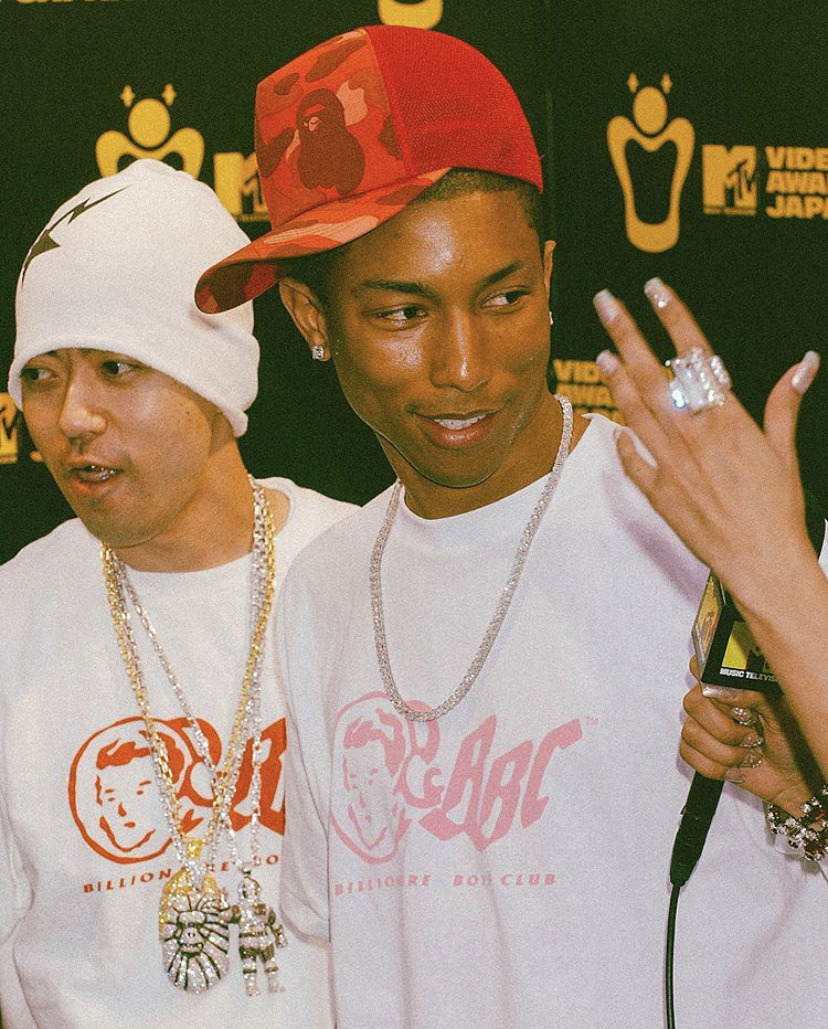 SPOTTED: Pharrell Williams And Nigo In Human Made T-Shirts – PAUSE