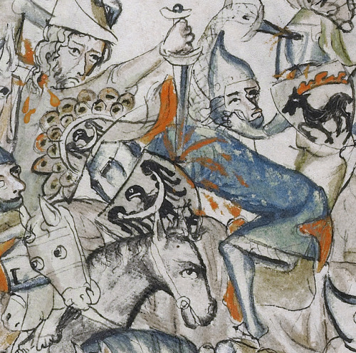 The Battle of Legnica. [x]From Vita beatae Hedwigis (1353).