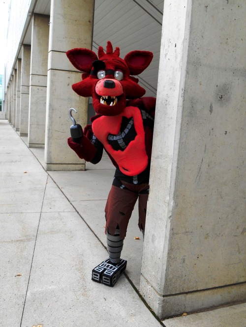 ms-ashri:  toastylynx:  Are you ready for Freddy Foxy? I was making this costume with the intention of having it done for Halloween, but I got my ass in gear and managed to have it (mostly) done for today at Edmonton Expo! I frightened more than a couple