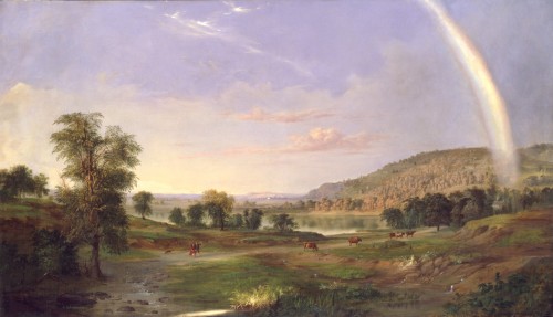 Landscape with Rainbow, Robert Duncanson, 1859