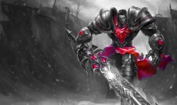 Monochromatic Splash Art: Dreadknight Garen