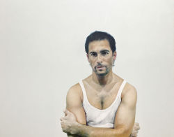 somanyhumanbeings:  Michael Zavros, Portrait of Alex Dimitriades (2005)