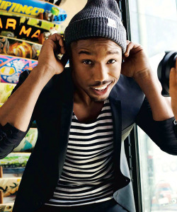 anthonymackies:  GQ’s Breakout of the Year 2013: Michael B. Jordan photographed by Peggy Sirota.  Freshest. 