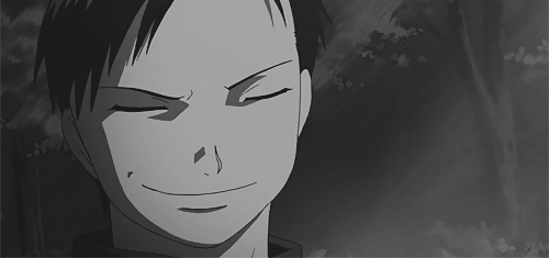 kenzokuki: one episode, one gif: Envy disguising as 2nd Lt. Ross    
