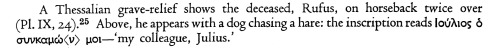 tristaniseult:LOVE OUTLIVES BOTH THE LOVED AND THE LOVER(i) JMC toynbee, beasts and their names in the roman empire / (ii) dog sleeping on dog mosaic in pompeii / (iii) george a. reisner, the dog which was honored by the king of upper and lower egypt