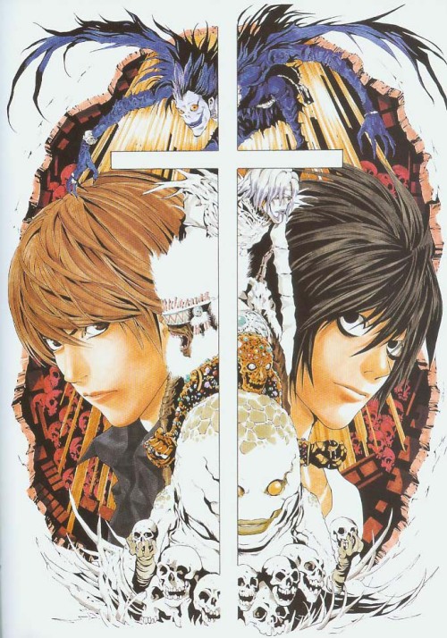 june2734: Death Note Illustrations by Takeshi Obata 