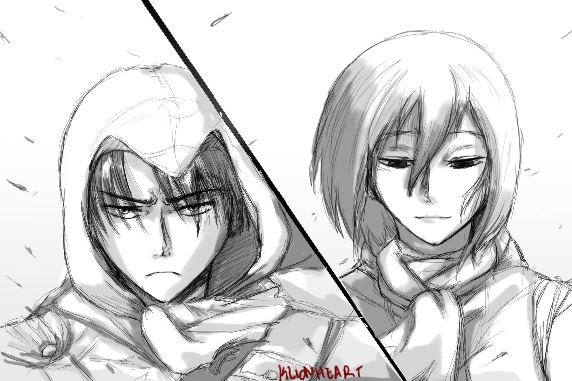 k-lionheart:   Rivamika Week - Day 3: Elements  Damned - Superhuman (from the Assassin’s