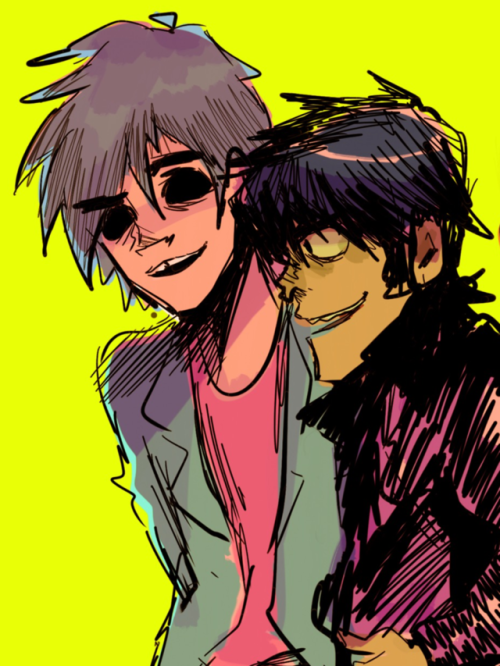Together, they will make the perfect band! GO gorillaz!