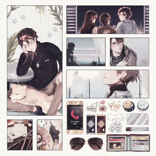 myetie:  That Doggo Boy Aesthetic((idk i tried haha zzz))Flat Lay in art is much harder than photography lolol (i take flat lay photos for work sometimes) im too lazy