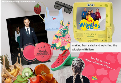 Request: making fruit salad and watching the wiggles with liam