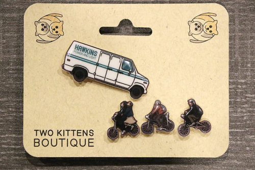 twokittensboutique:Stranger Things Pins via Two Kittens Boutique on Etsy.