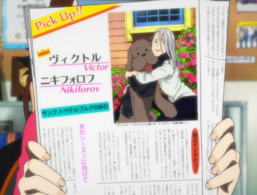 lookiamnotcreative: Has anyone done this yet? Yes? No? Maybe? In any case : since I am obviously insane, I just zoomed in and translated the magazine interview with 15-year-old Victor back in the first episode, which is actually readable! It’s near
