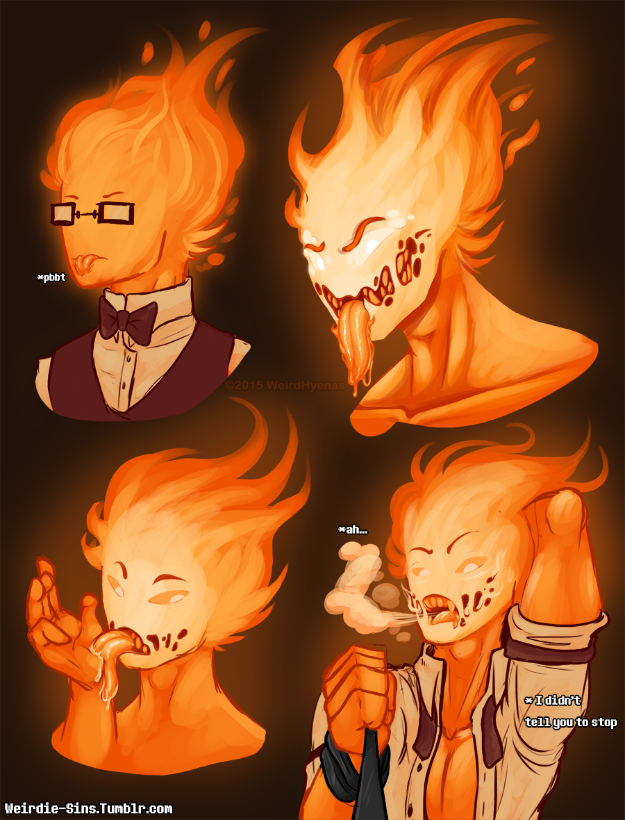 hipstermink:  weirdie-sins:  Some more Grillby doodles 8D  im. going to fuck the