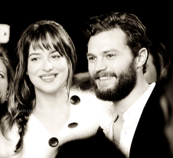 fiftyshadesjournal: At the fan first screening at the Ziegfeld Theater in New York on February 06, 2015.